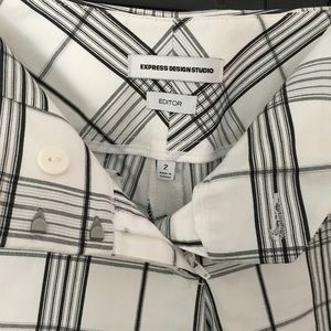 Express Plaid Capris